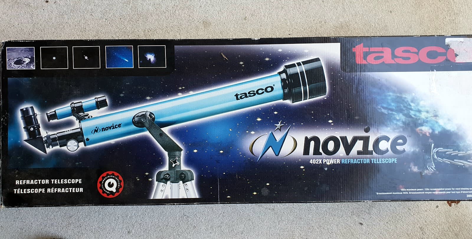 Tasco novice best sale 30060402 telescope