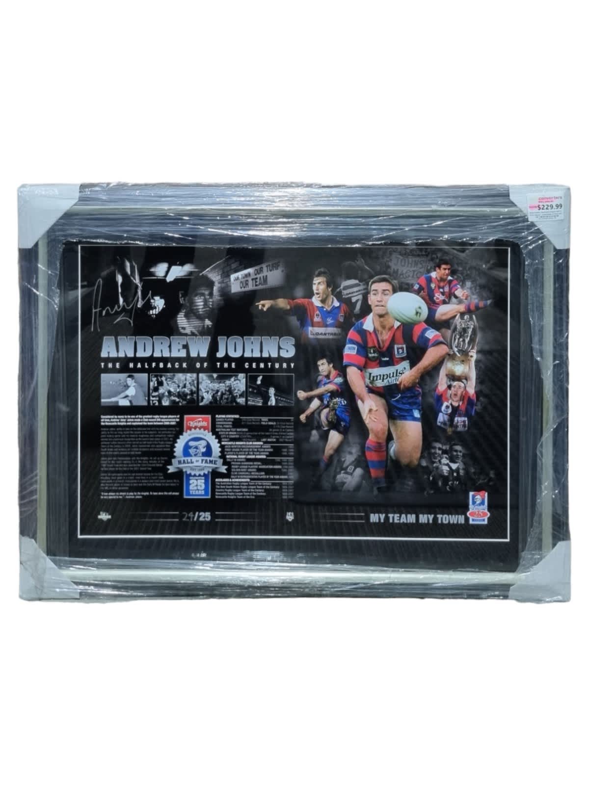 Andrew Johns The Greatest :: Newcastle Knights :: NRL - Rugby League ::  Sports Memorabilia :: Memorabilia Australia