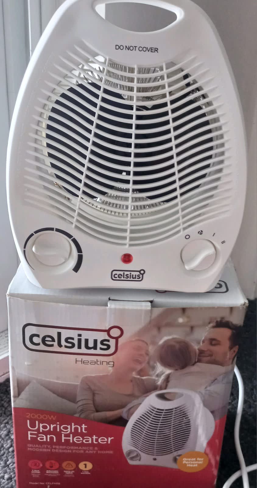 Celsius 2000W Fan Heater