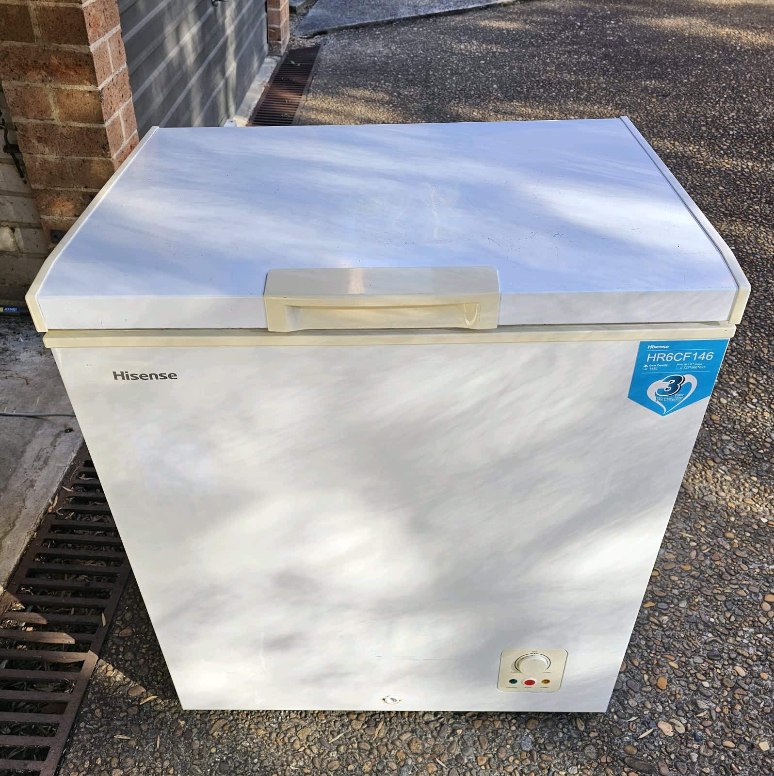 hisense 145l chest freezer hr6cf146