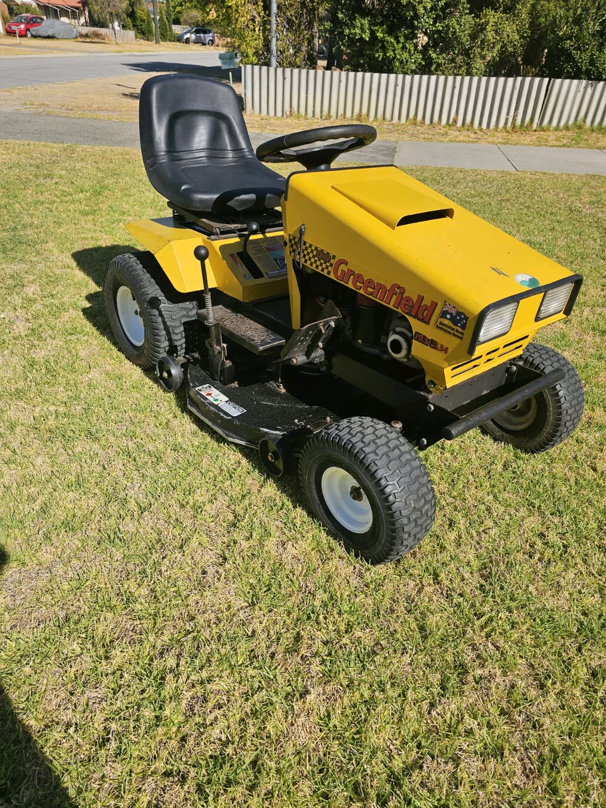 Greenfield cheap push mower