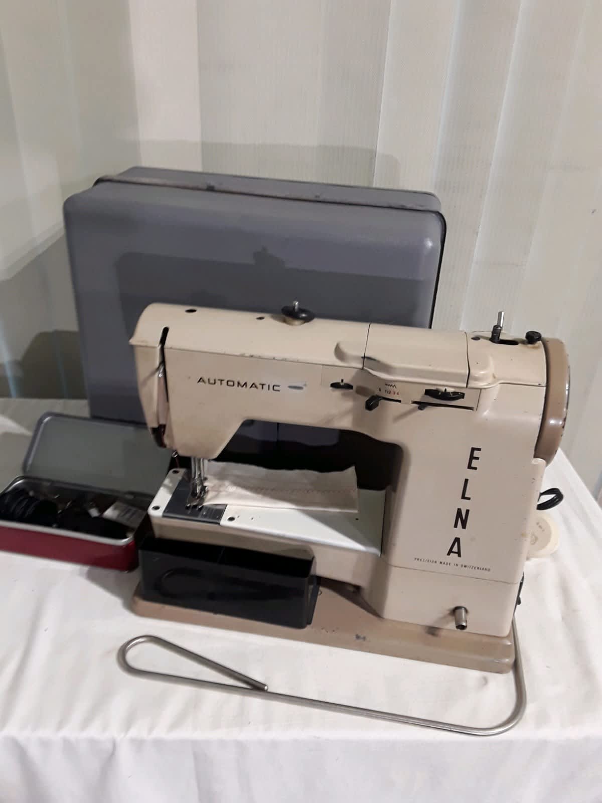 Buy the Vintage Elna Sewing Machine - Untested - For Parts or Repair