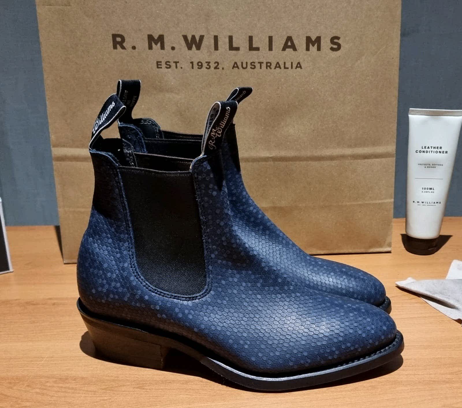 rm williams crocodile, Clothing & Jewellery