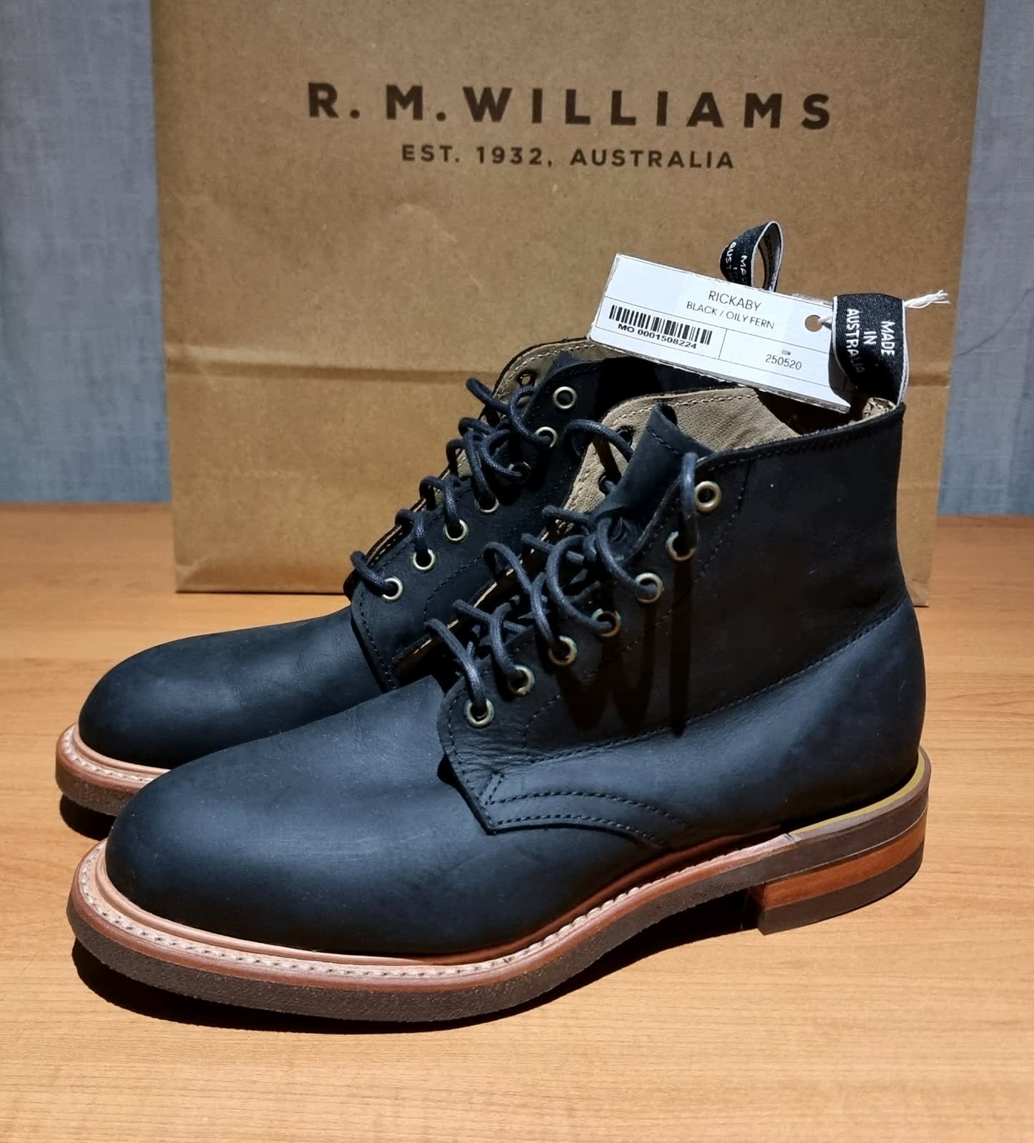 RM WILLIAMS Men's Comfort Craftsman Boots. Size 8 HCF