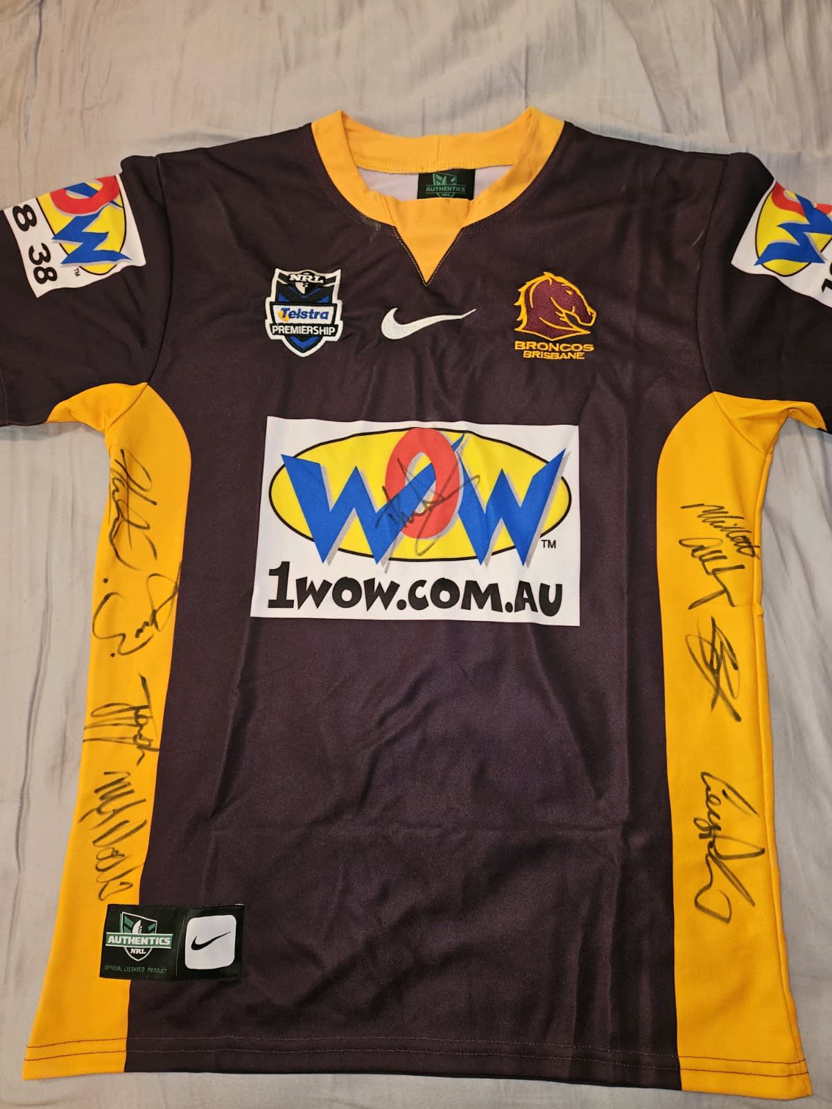 Brisbane Broncos 2019 NRL Home Jersey Mens + Ladies + Kids Sizes + FREE CAP  - ISC