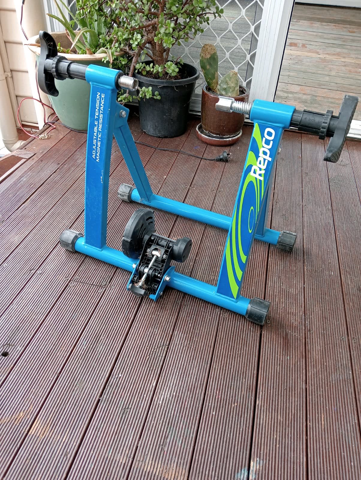 repco stationary bike stand