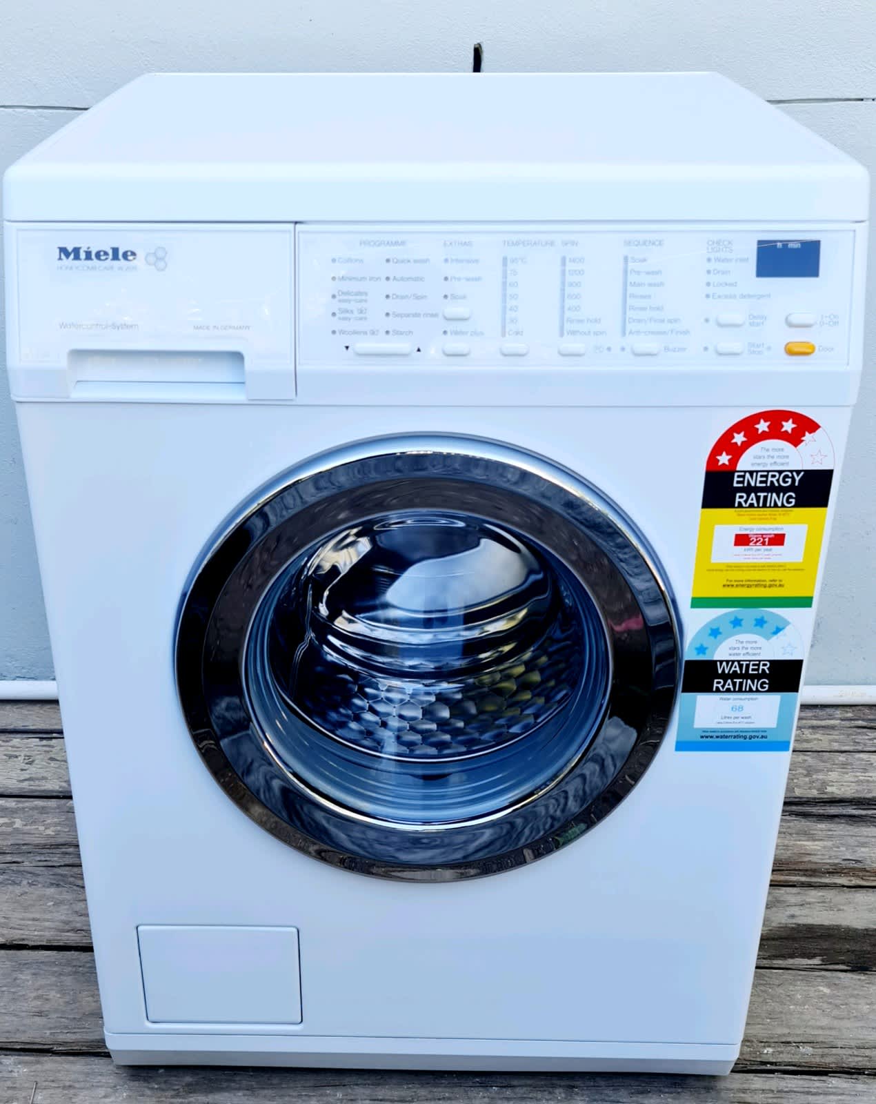 miele washing machine w3831