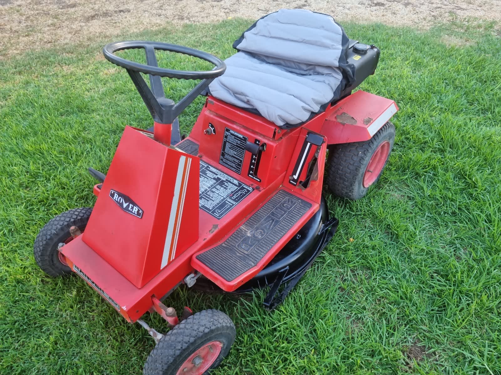 Rover ride on mower deals for sale