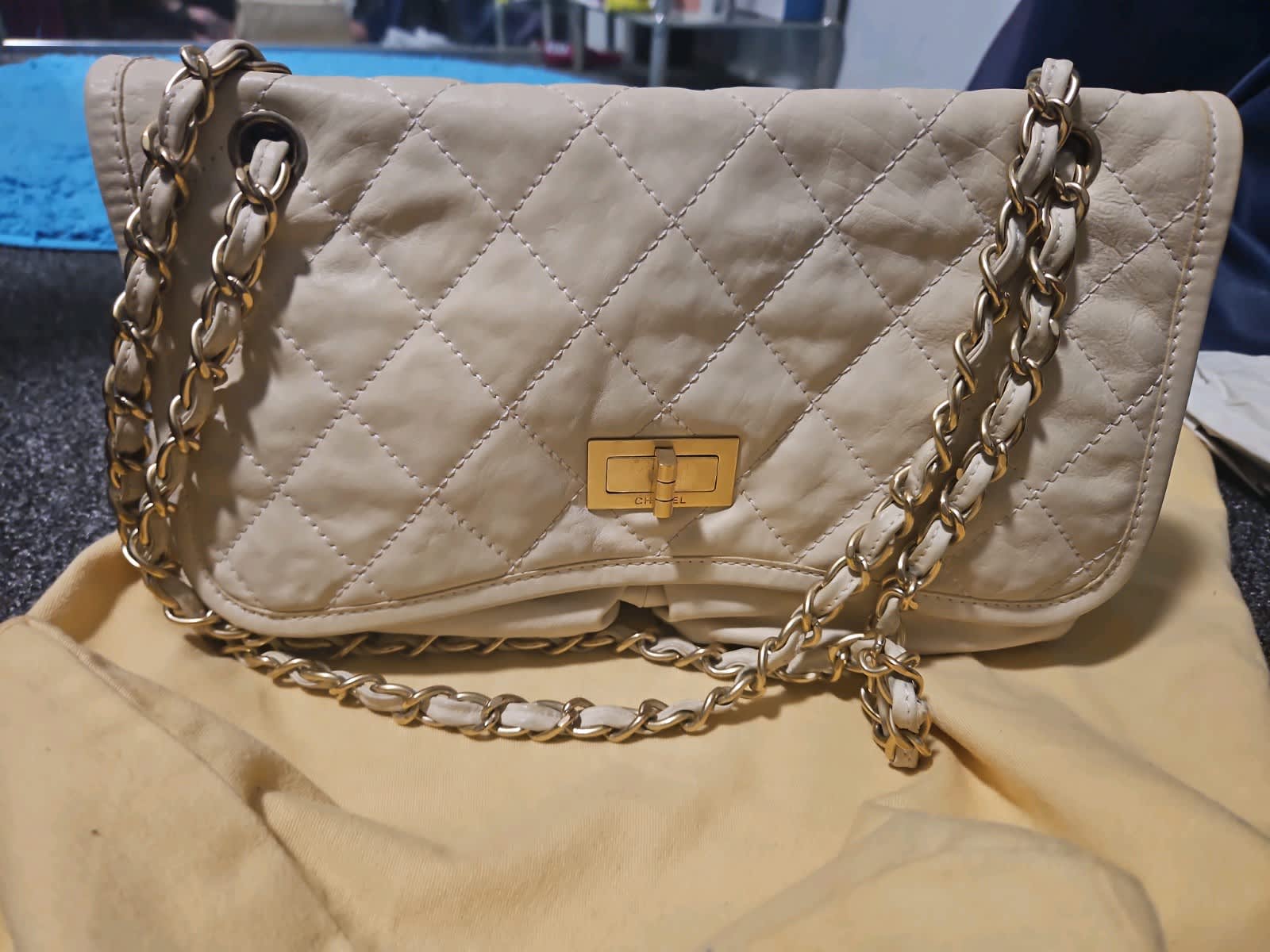 chanel classic flap small silver hardware bag