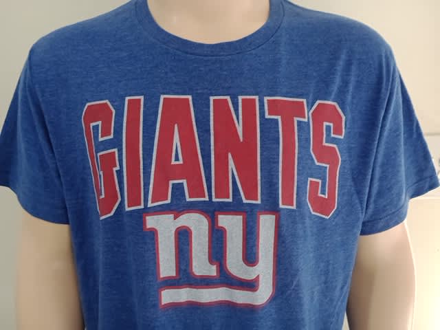 Nike Dri-Fit Sideline Player UV (NFL New York Giants) Men's Long-Sleeve T-Shirt in Blue, Size: Small | NKOW073K8I-K22