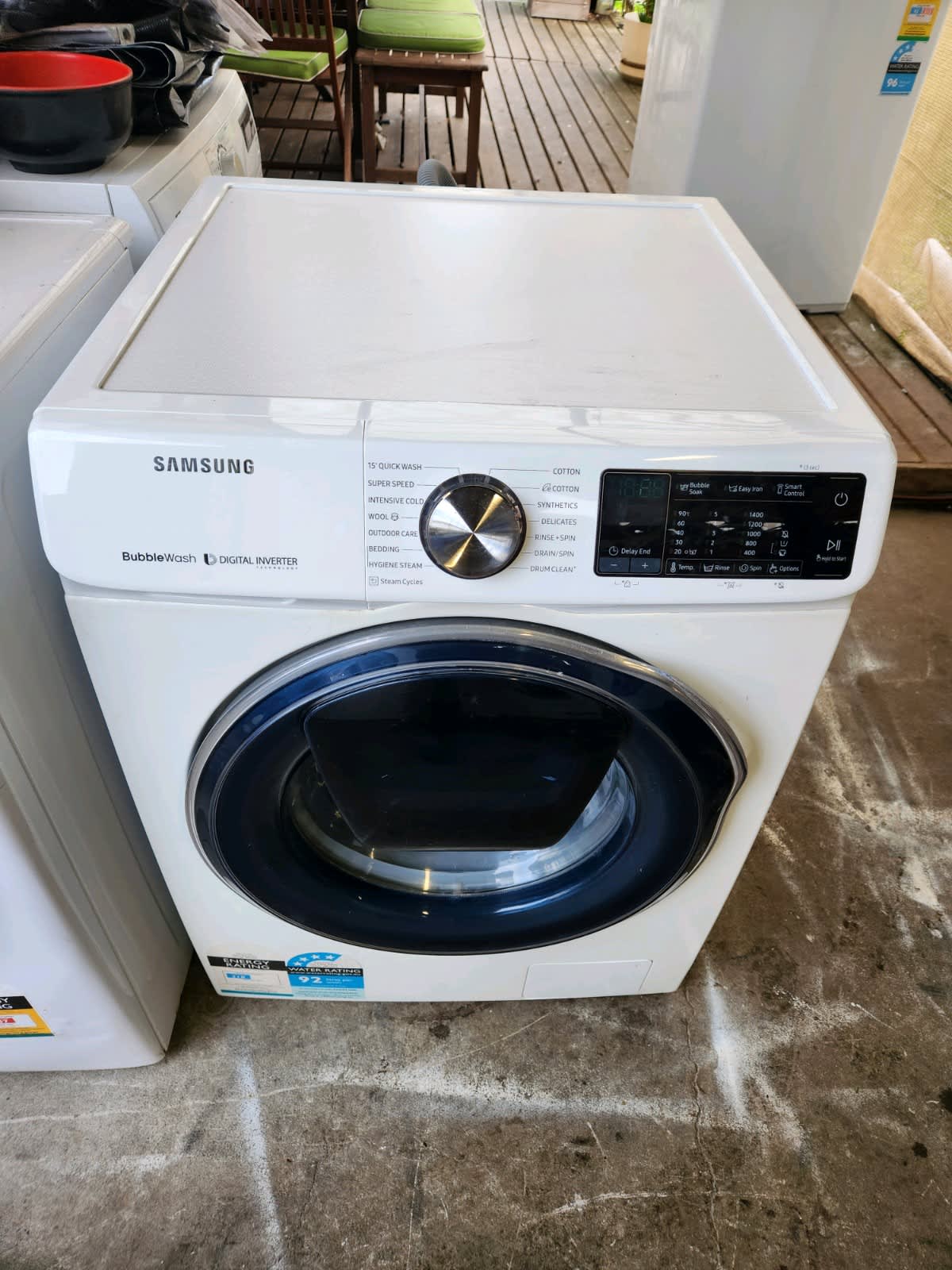 samsung 8.5 kg 6kg quickdrive washer dryer combo wd85n74fnor