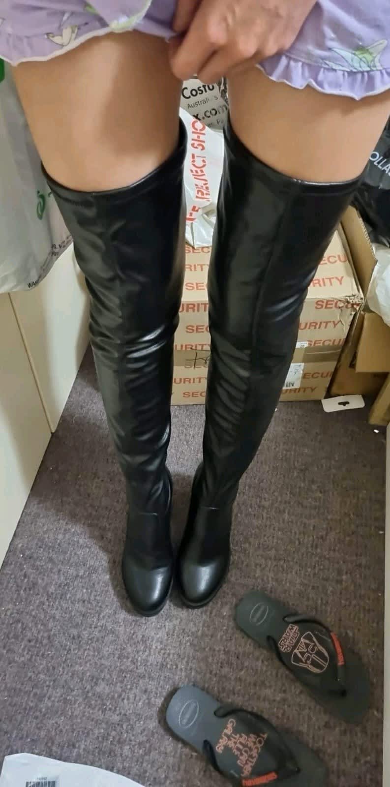 Lipstik thigh sales high boots