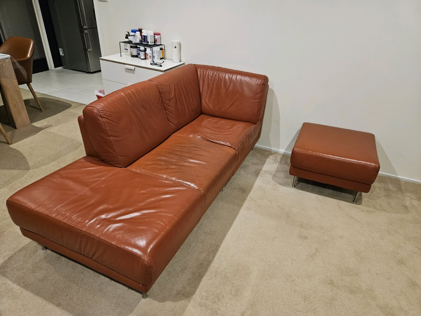 Tan Leather Sofa Gumtree Melbourne Baci Living Room