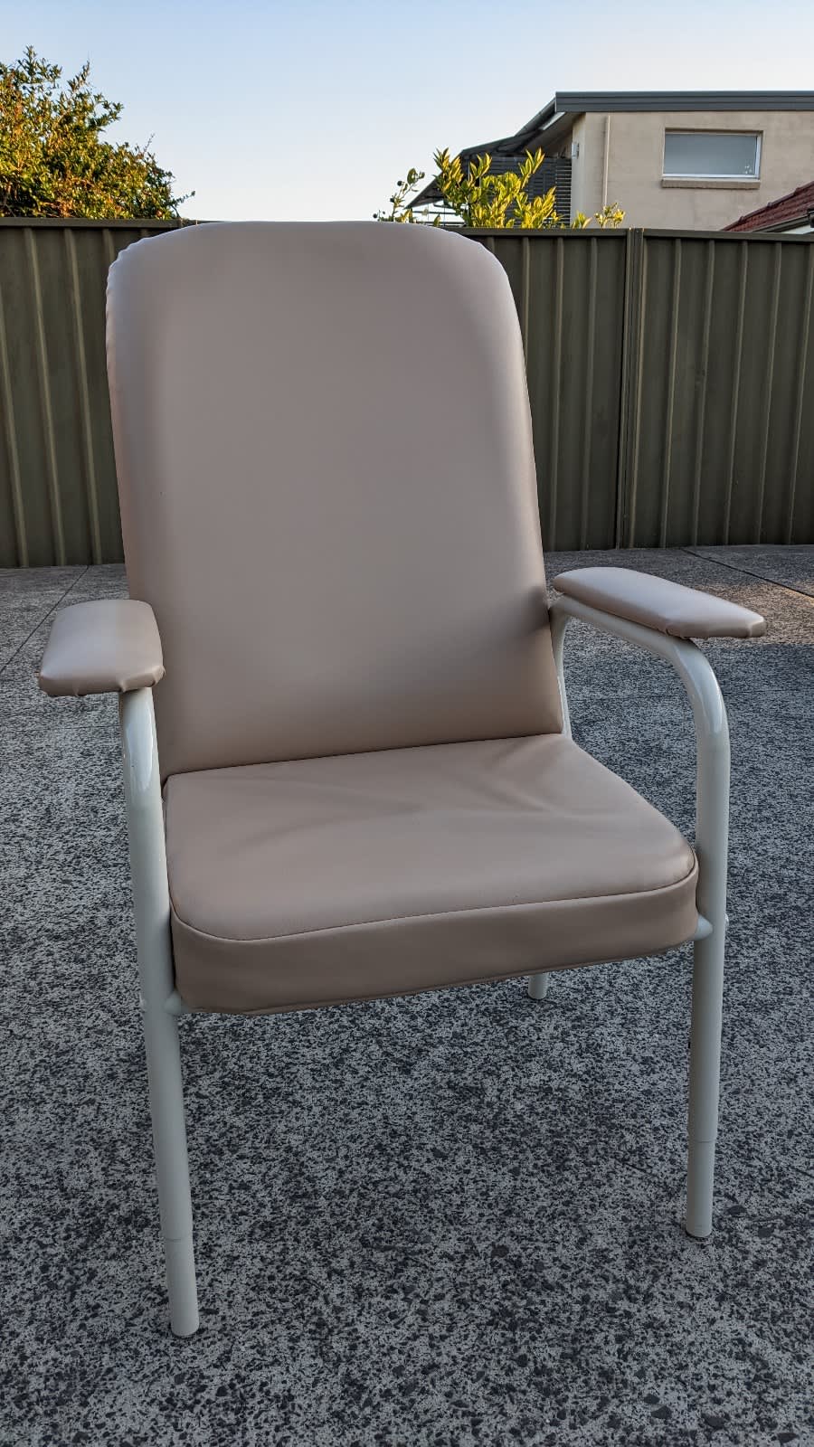 second hand high back chairs for the elderly