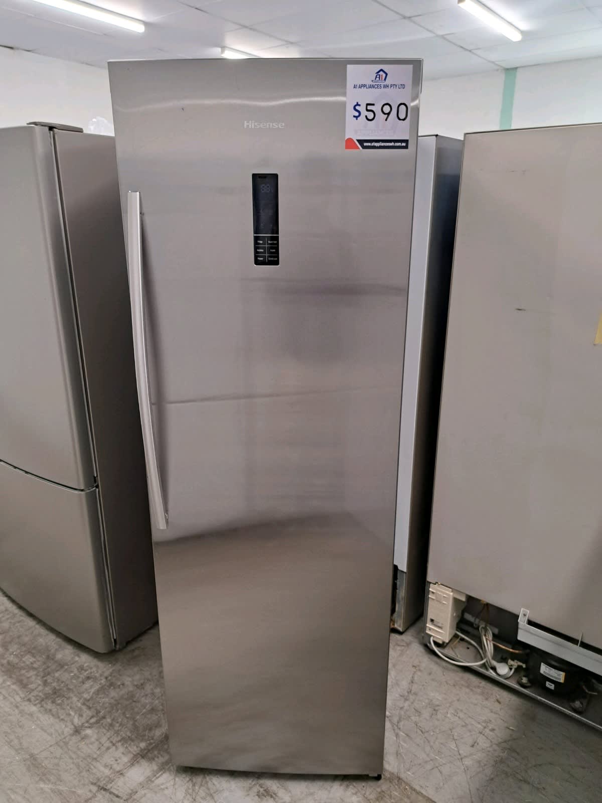 hisense 355l upright fridge