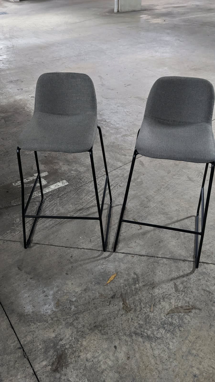 kmart grey stools