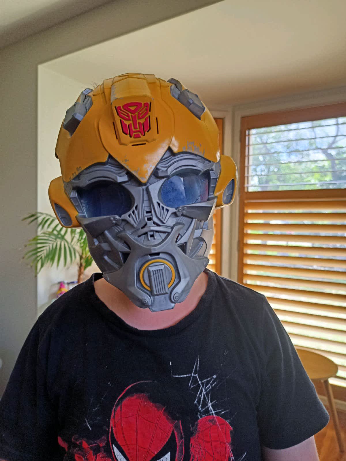 transformers bumblebee face paint