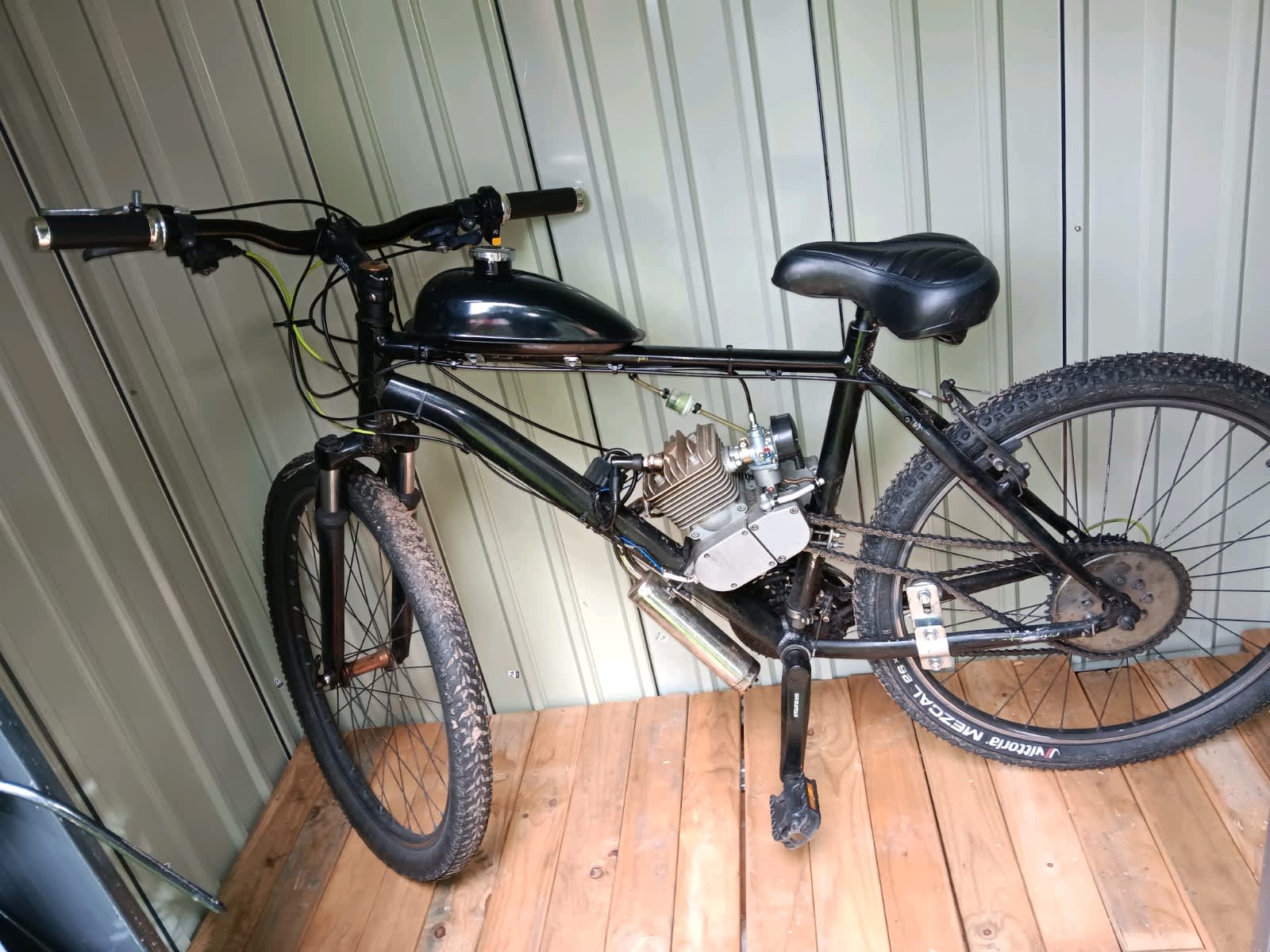 rotary motorised push bike