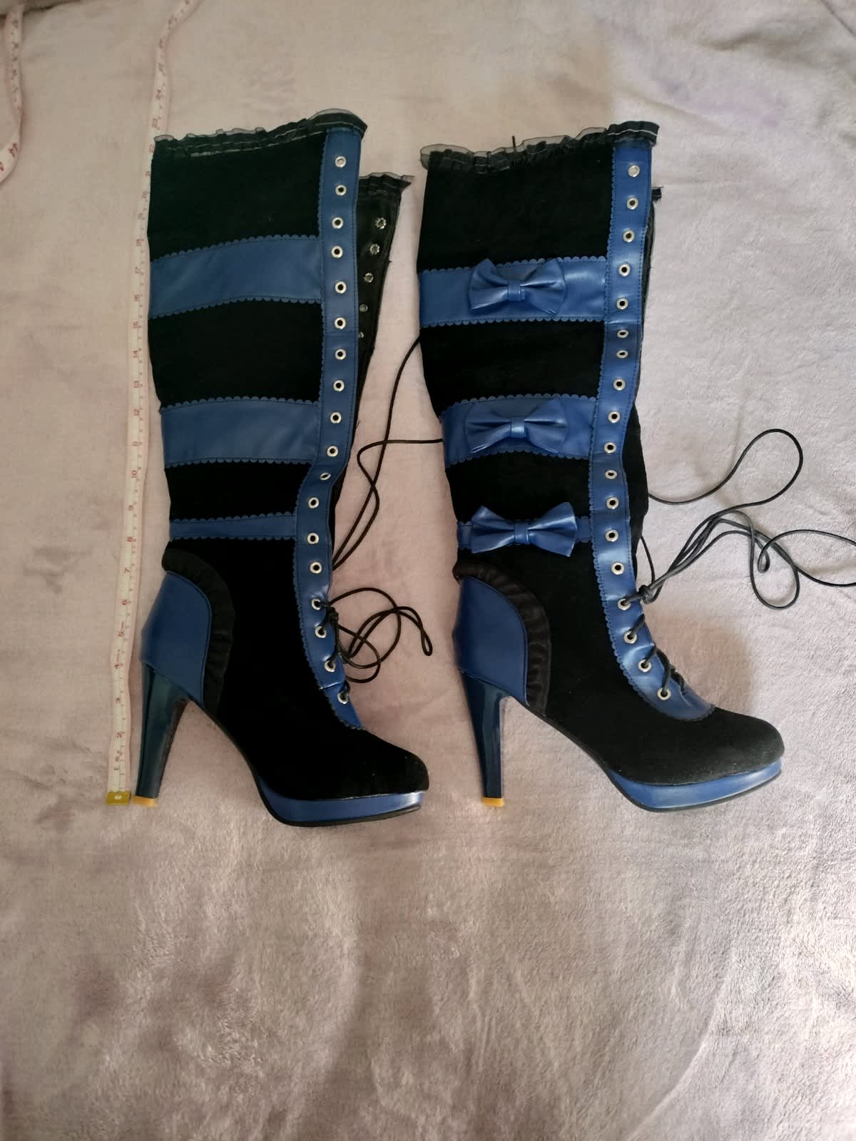 Lace up thigh on sale high boots australia