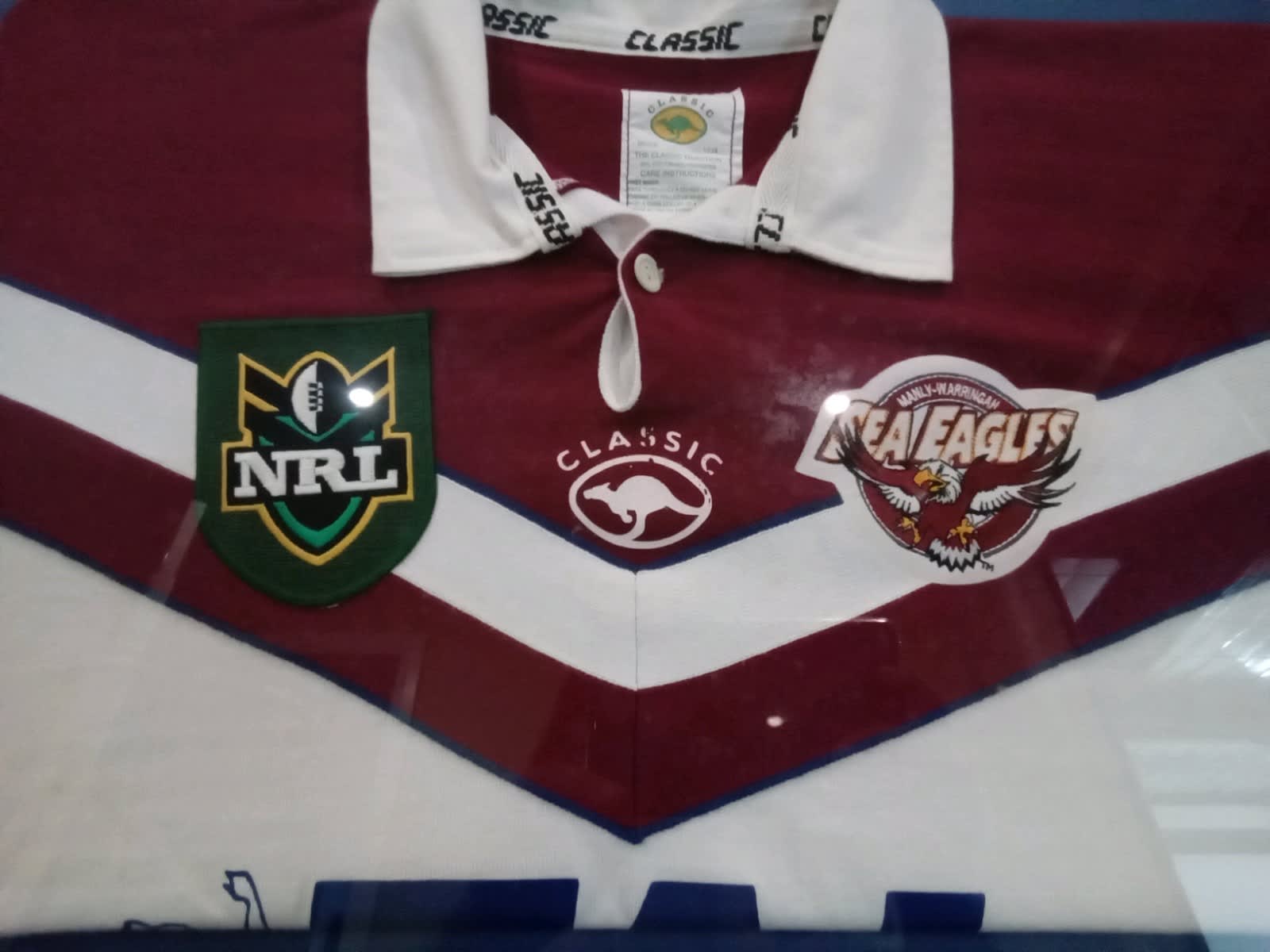 MANLY WARRINGAH SEA EAGLES RUGBY SHIRT 2XL