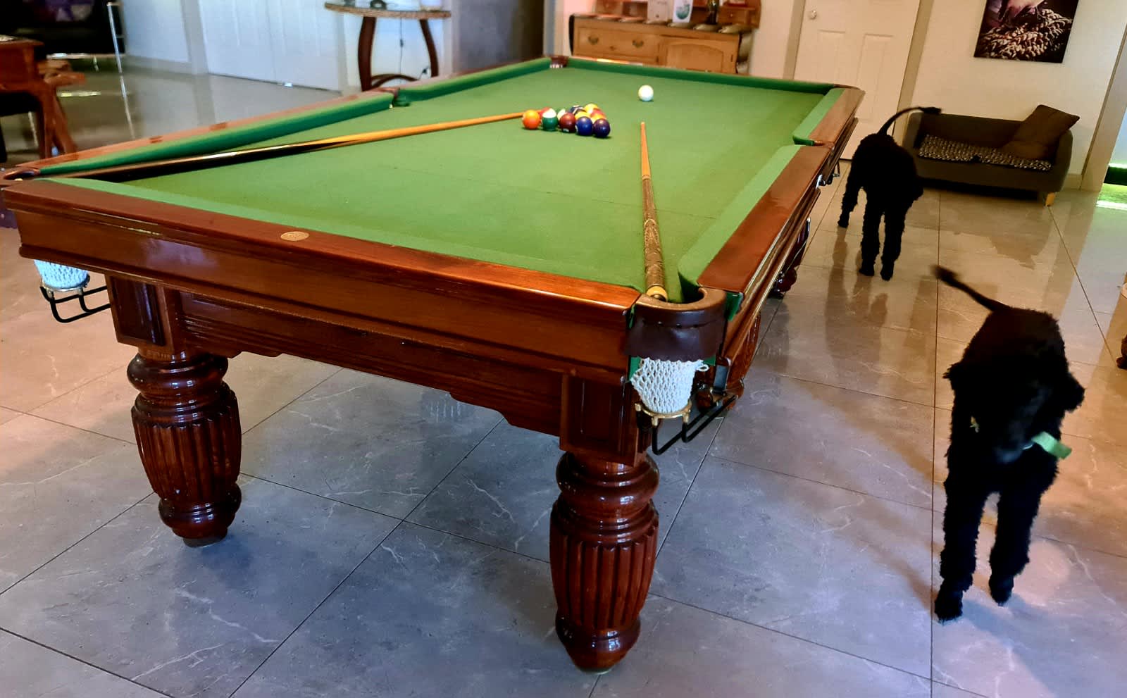 GR8 Billiards Terminator Mahogany Pool Table 9ft