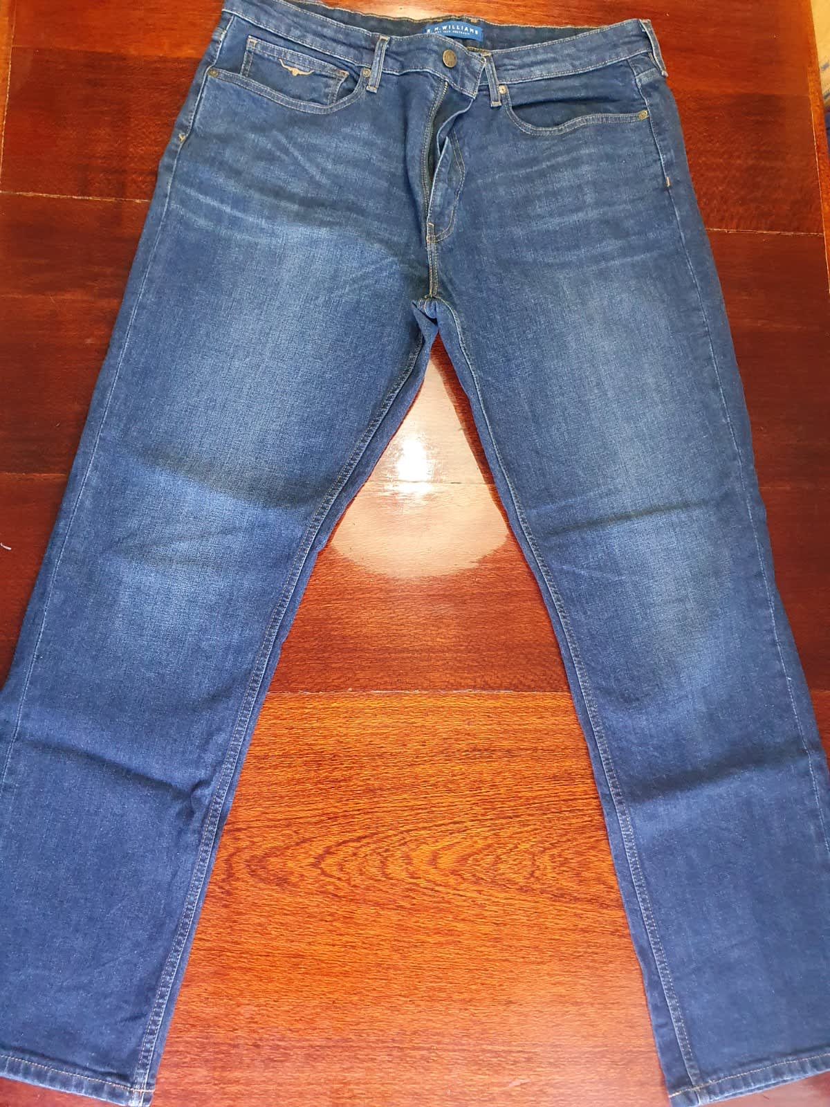 VTG RM Williams Men's Jeans Medium Wash Blue • 37x28