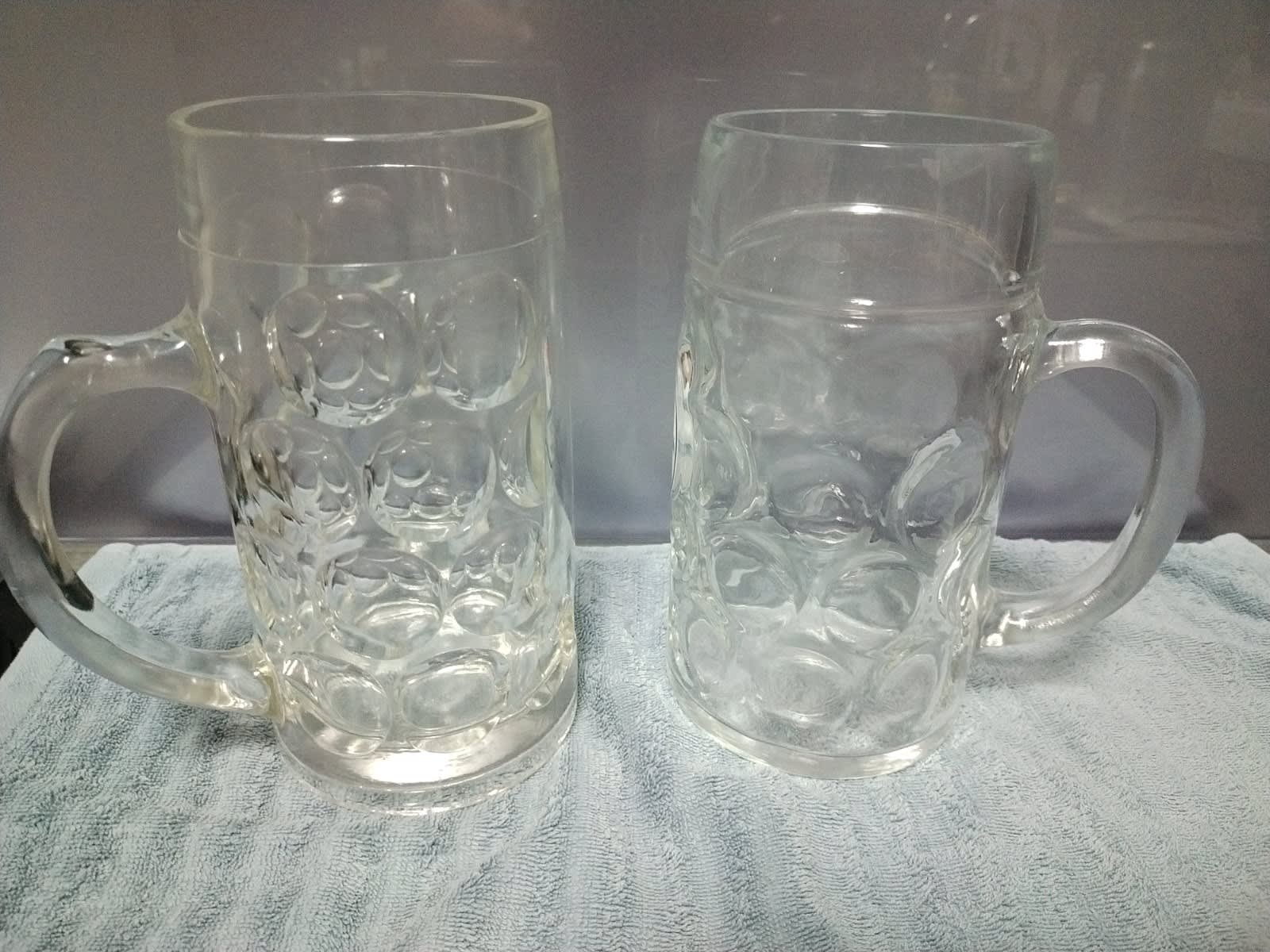 Vintage, Dining, Vintage Henninger Frankfurt M Set Of Small Beer Glasses  With Box