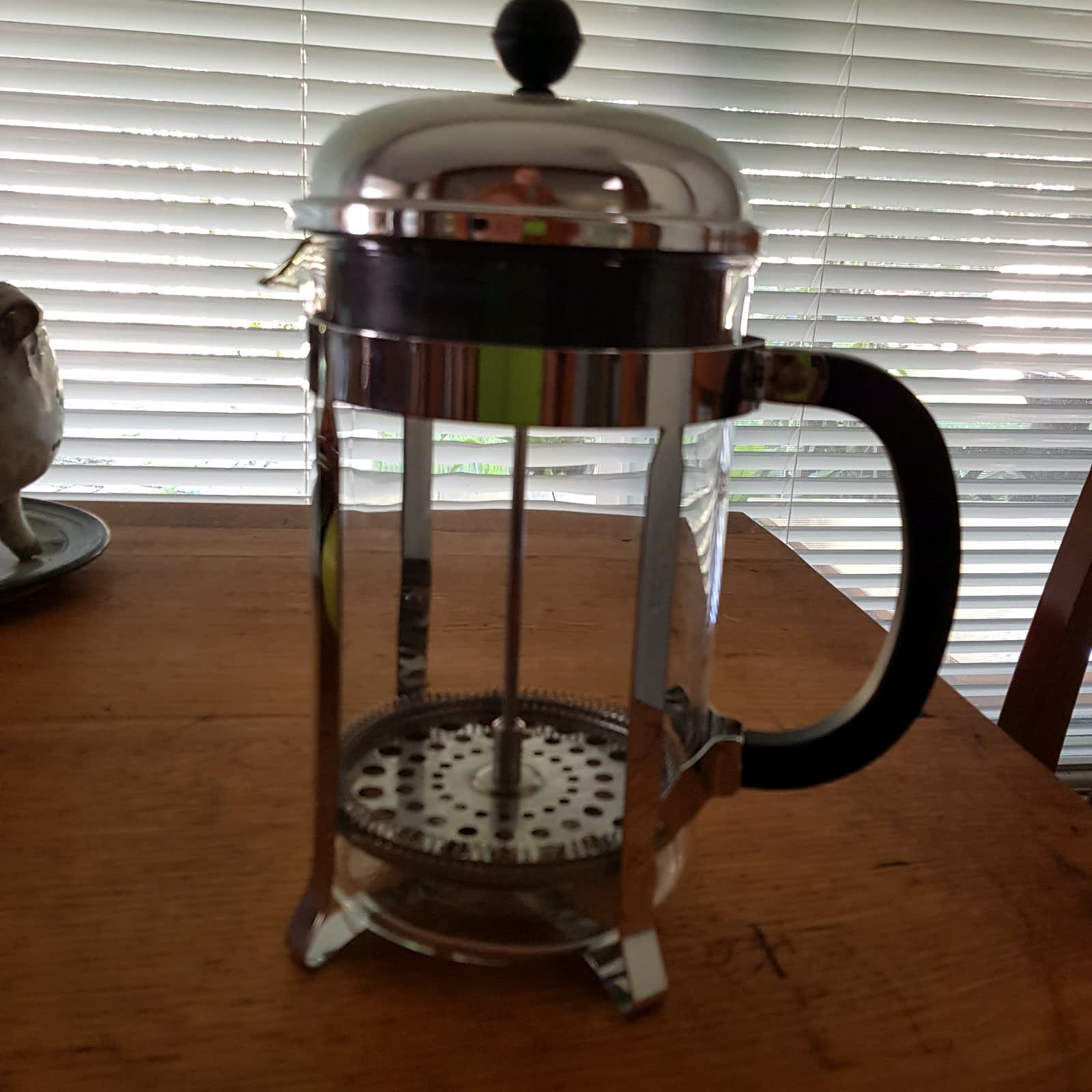 French Press Coffee Maker, 34oz, Dark Pewter