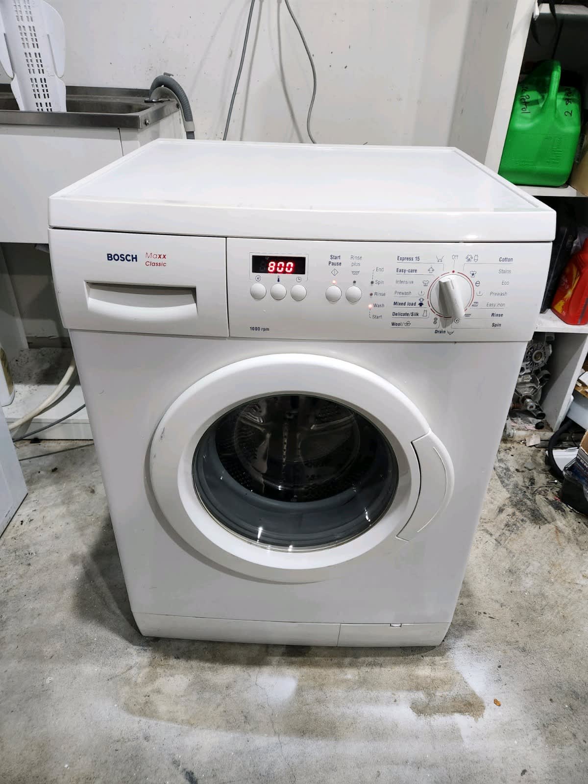 bosch maxx classic 1000 rpm washing machine