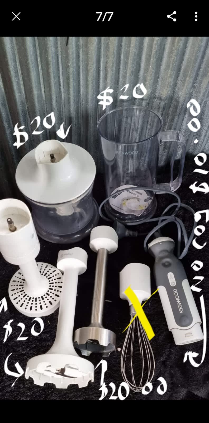 NEW Kenwood Triblade HB720 Hand Blender Replacement Parts - You Choose!