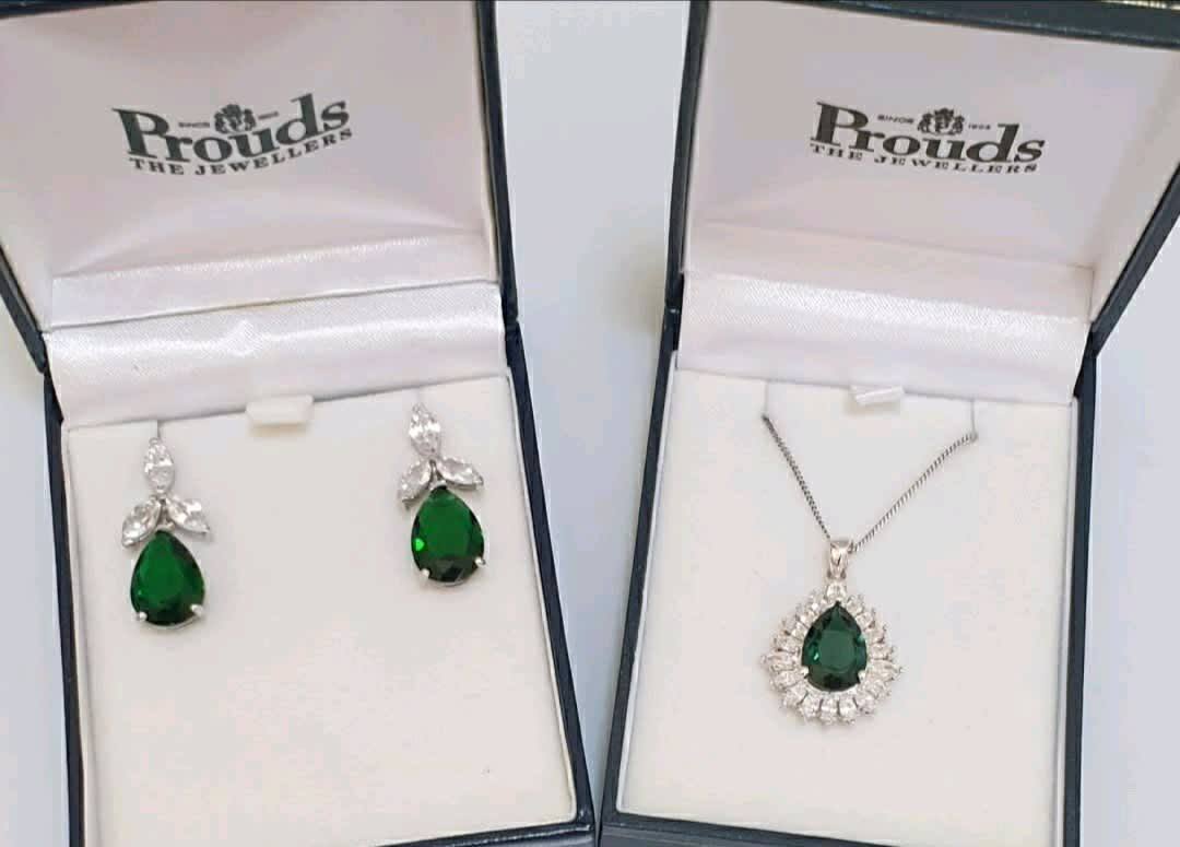 prouds necklace and earring sets