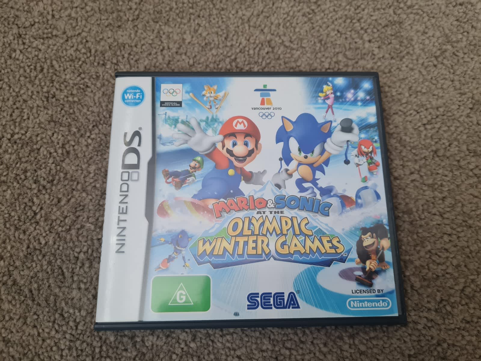 Mario and Sonic Olympic Winter Games | Nintendo DS PAL | CIB VGC | English  Game