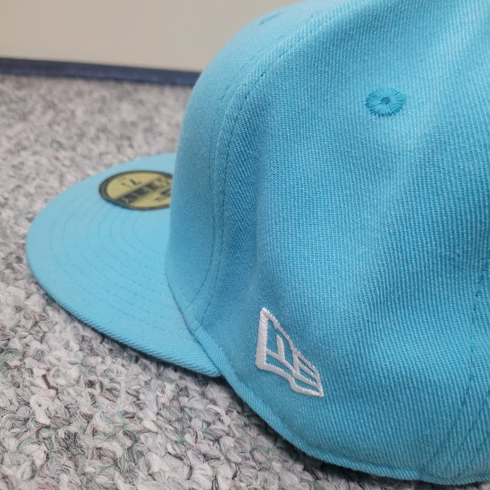 New Era 59FIFTY Building Blocks Texas Rangers Club Logo Patch Hat - Light Blue, Kelly Light Blue/Kelly Green / 7 5/8