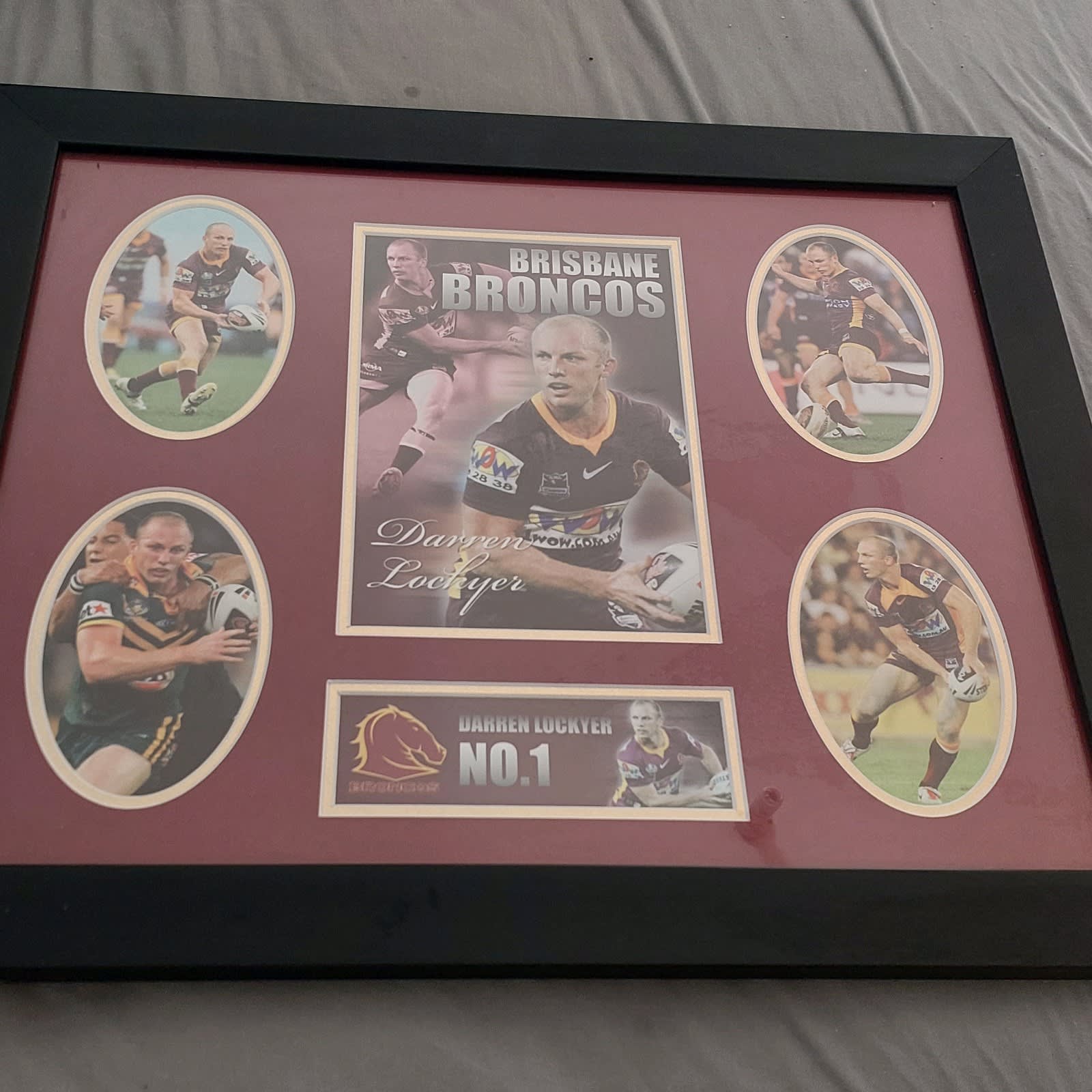 signed darren lockyer framed  Gumtree Australia Free Local Classifieds