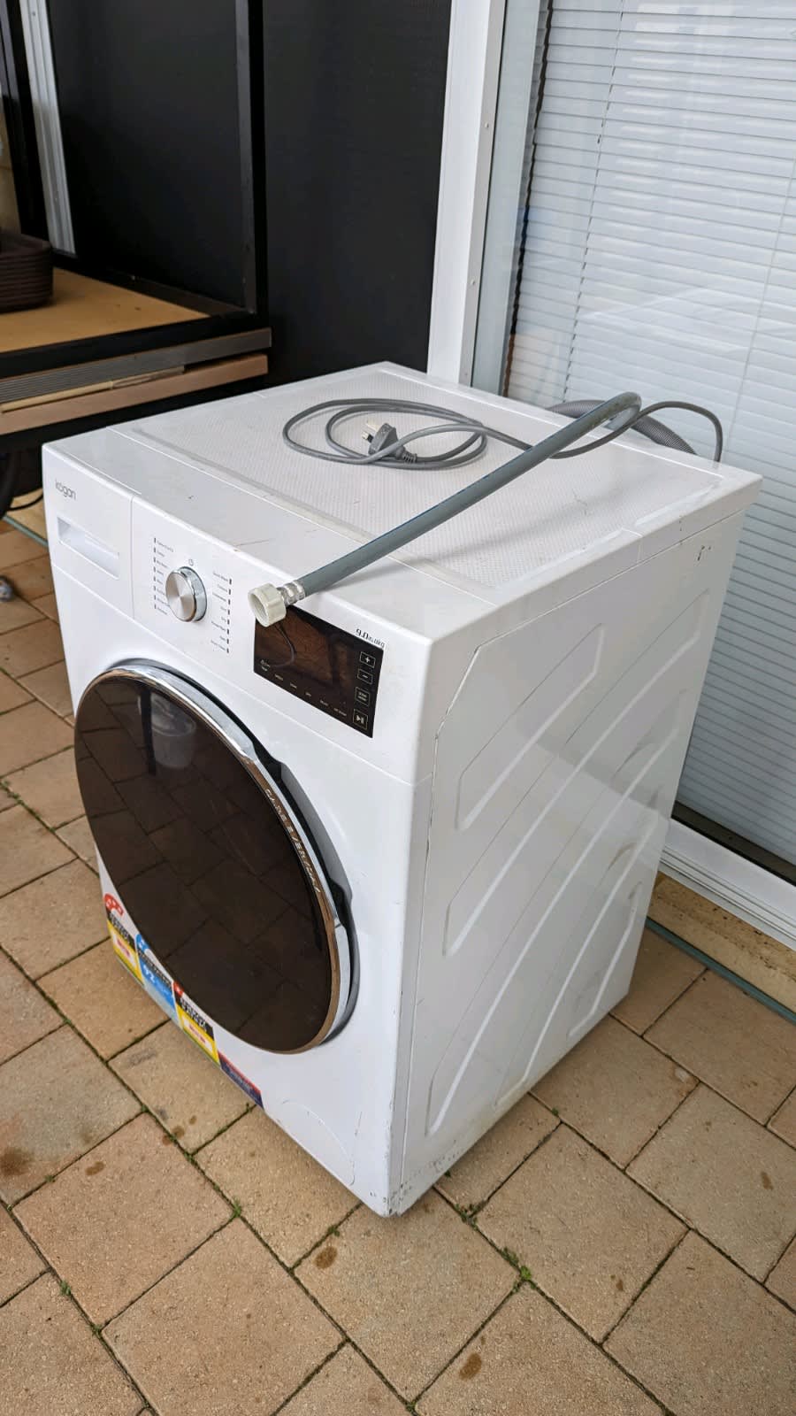 kogan 9kg 6kg washer dryer combo