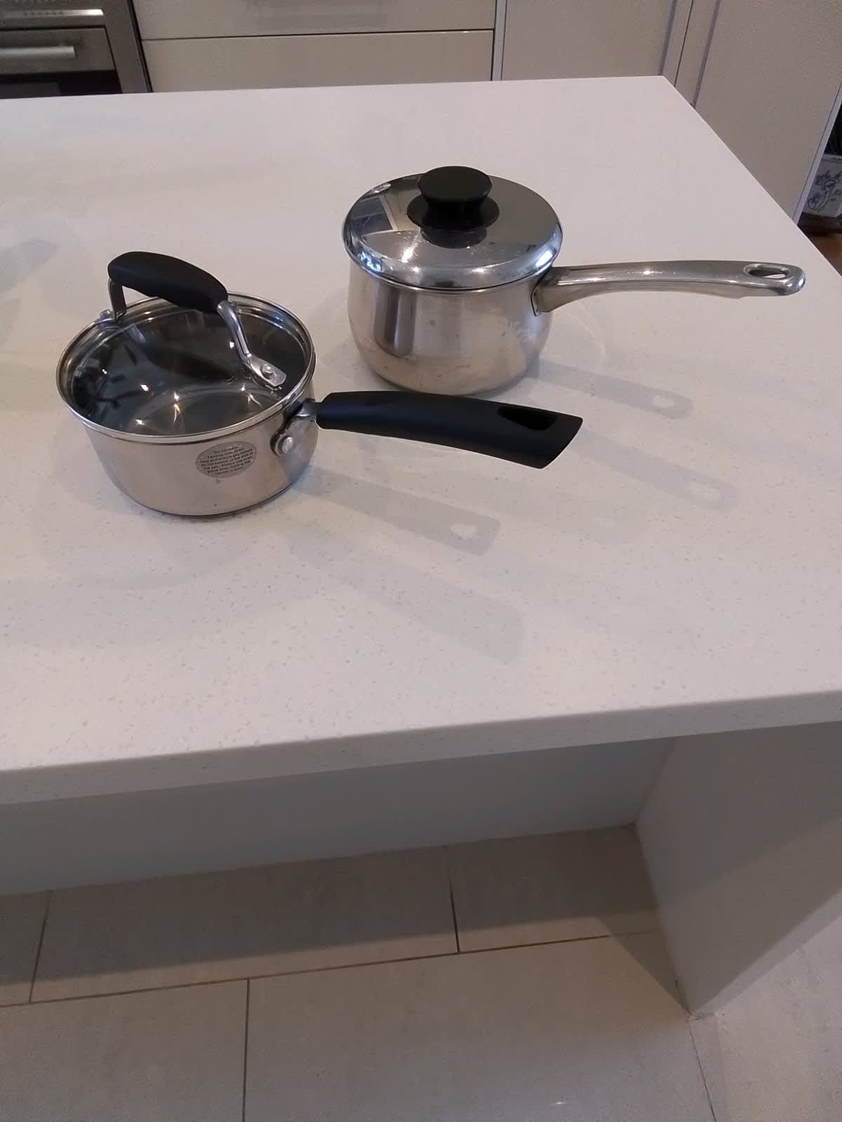 Pentole Agnelli Stainless Steel Stockpot with 2 Handles, 20 cm. Diameter -  19 cm. Height