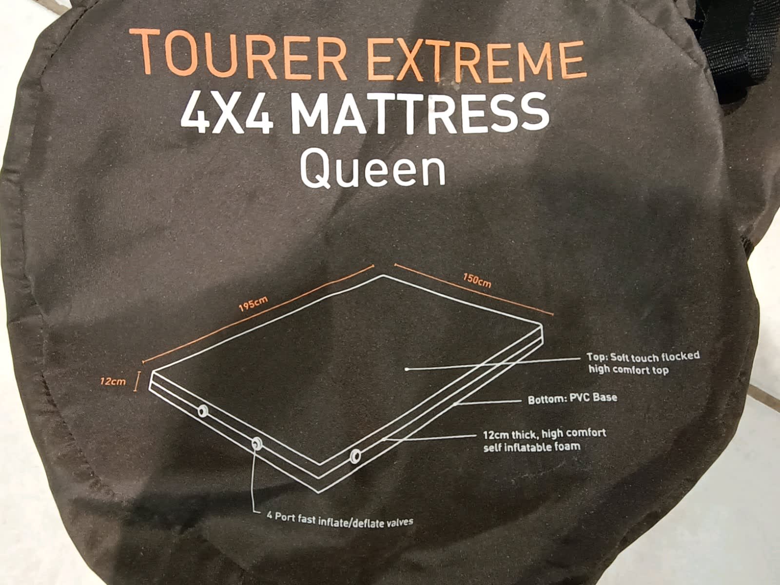 Wanderer self outlet inflating mattress queen