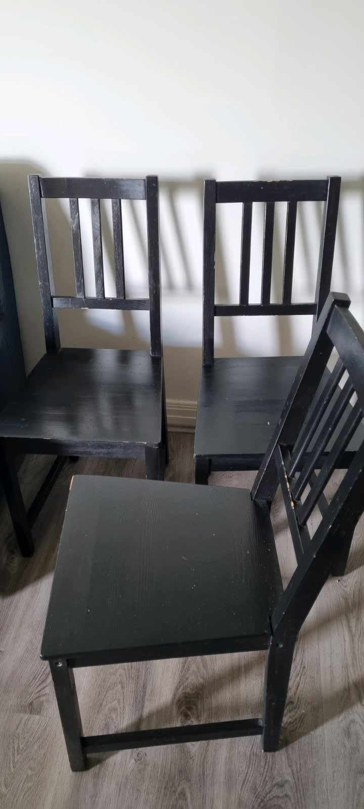 2nd hand wooden chairs