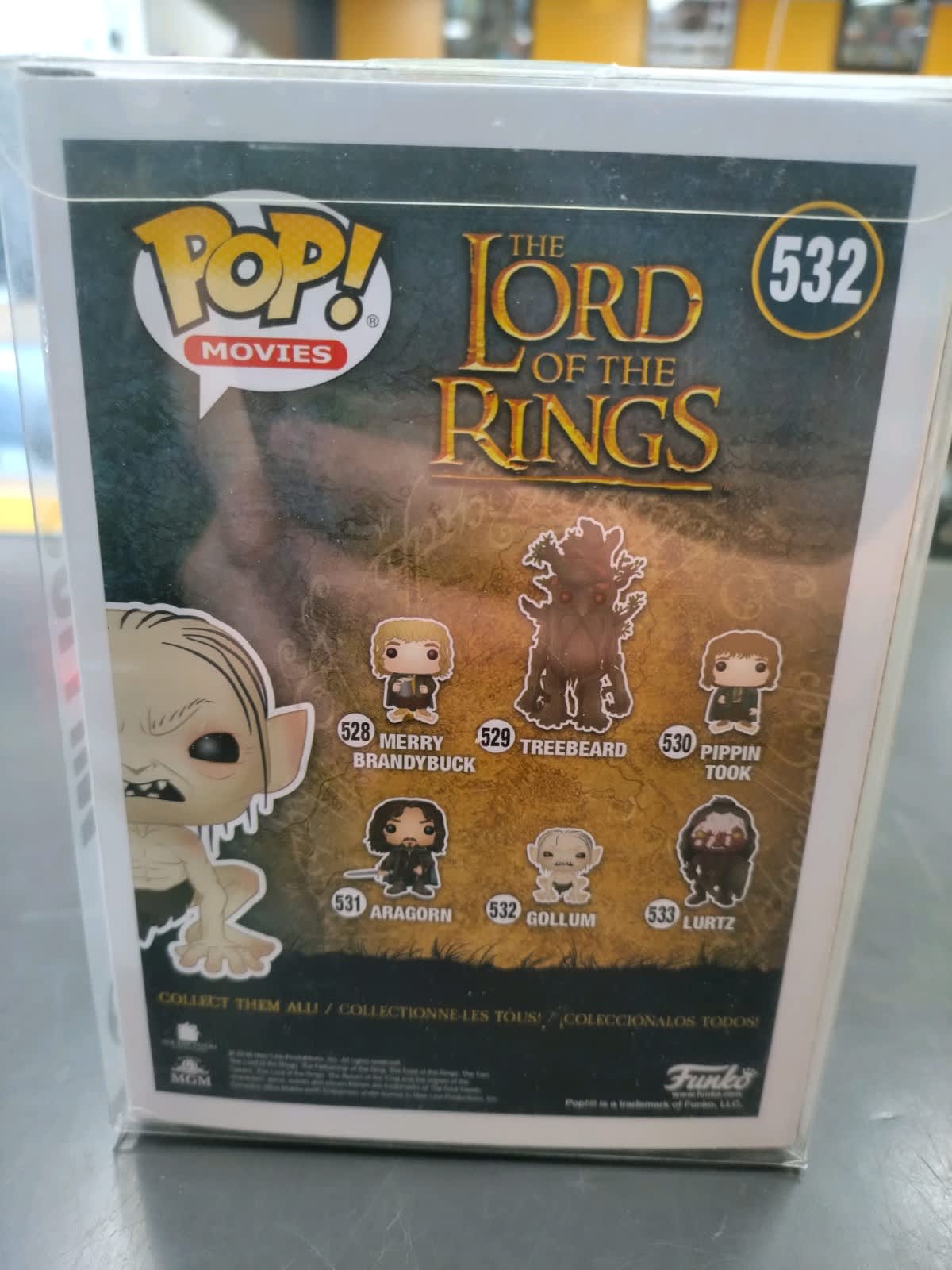 Funko Pop! Galadriel 631 Gandalf 443 Gollum 532 Boromir 630 Lord