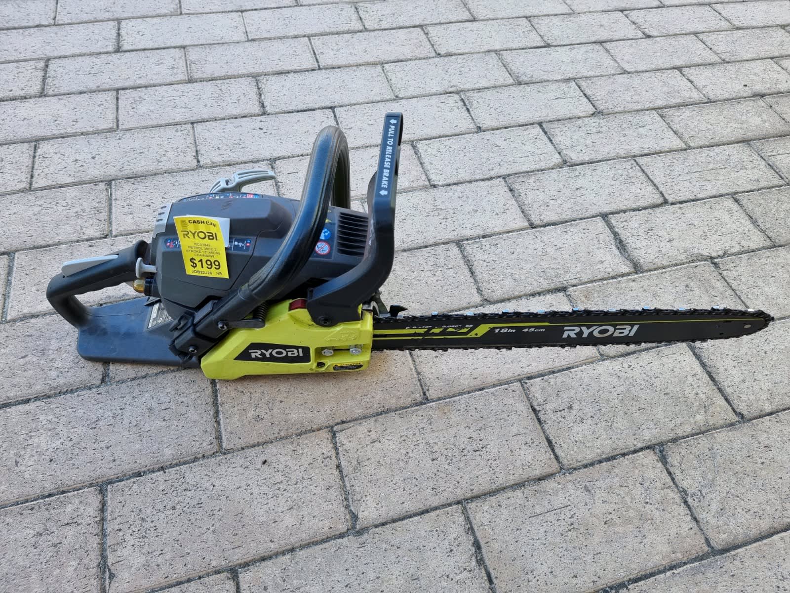 Ryobi 38cc 45cm 2 stroke deals chainsaw