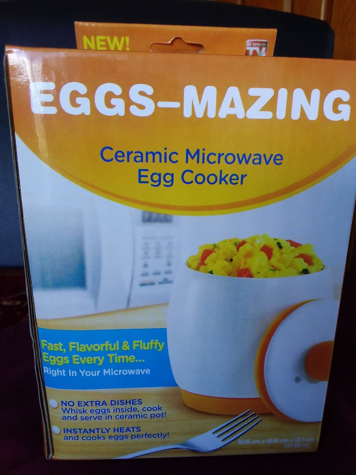 NEW Egg-Tastic Microwave Egg Cooker & Poacher For Fast & Fluffy Eggs 