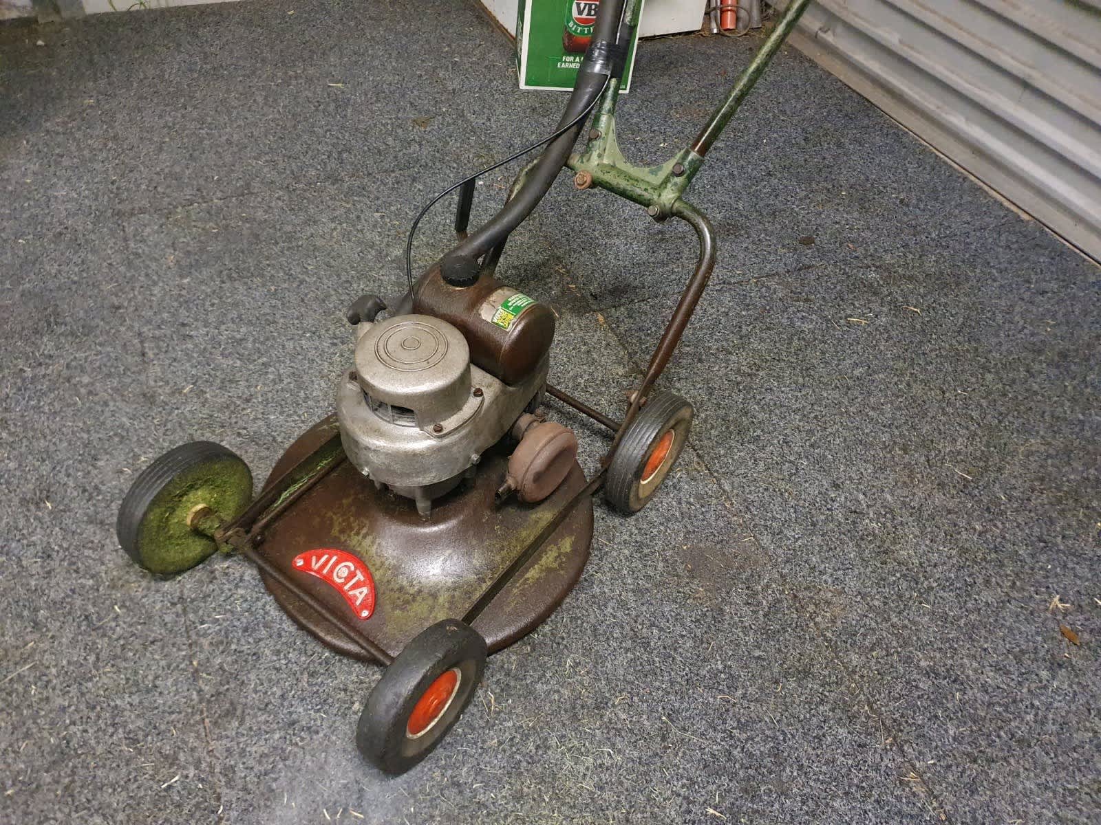 Vintage victa lawn mower deals parts for sale