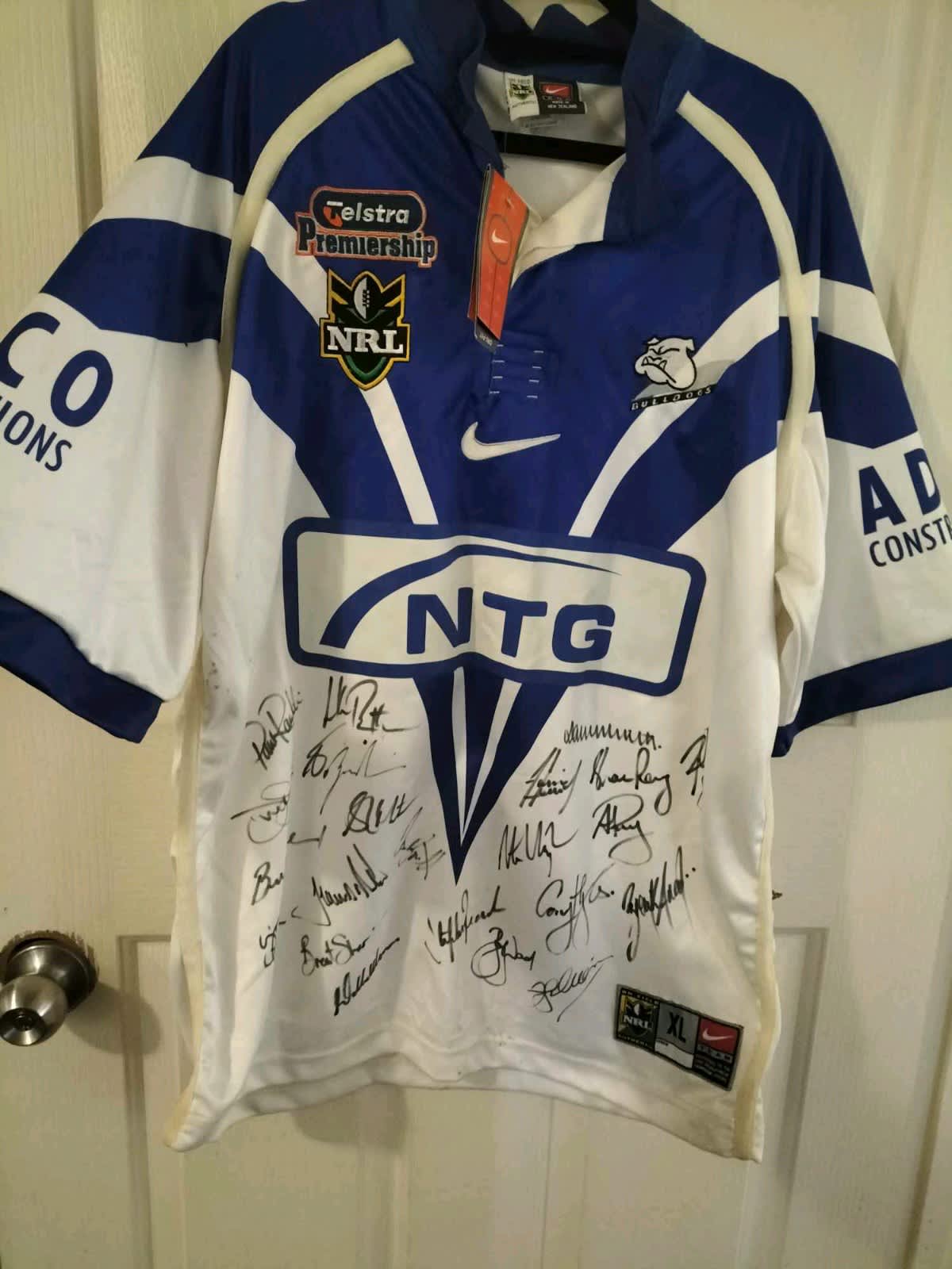 Canterbury Bulldogs 1995 NRL Vintage Retro Heritage Rugby League Jersey  Guernsey