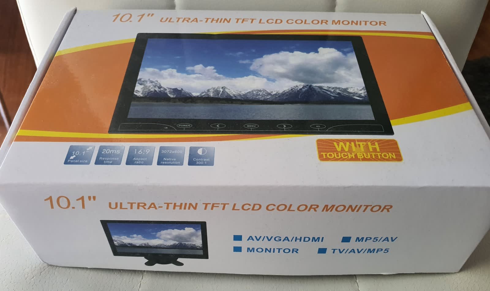 10.1 ultra thin tft lcd color monitor