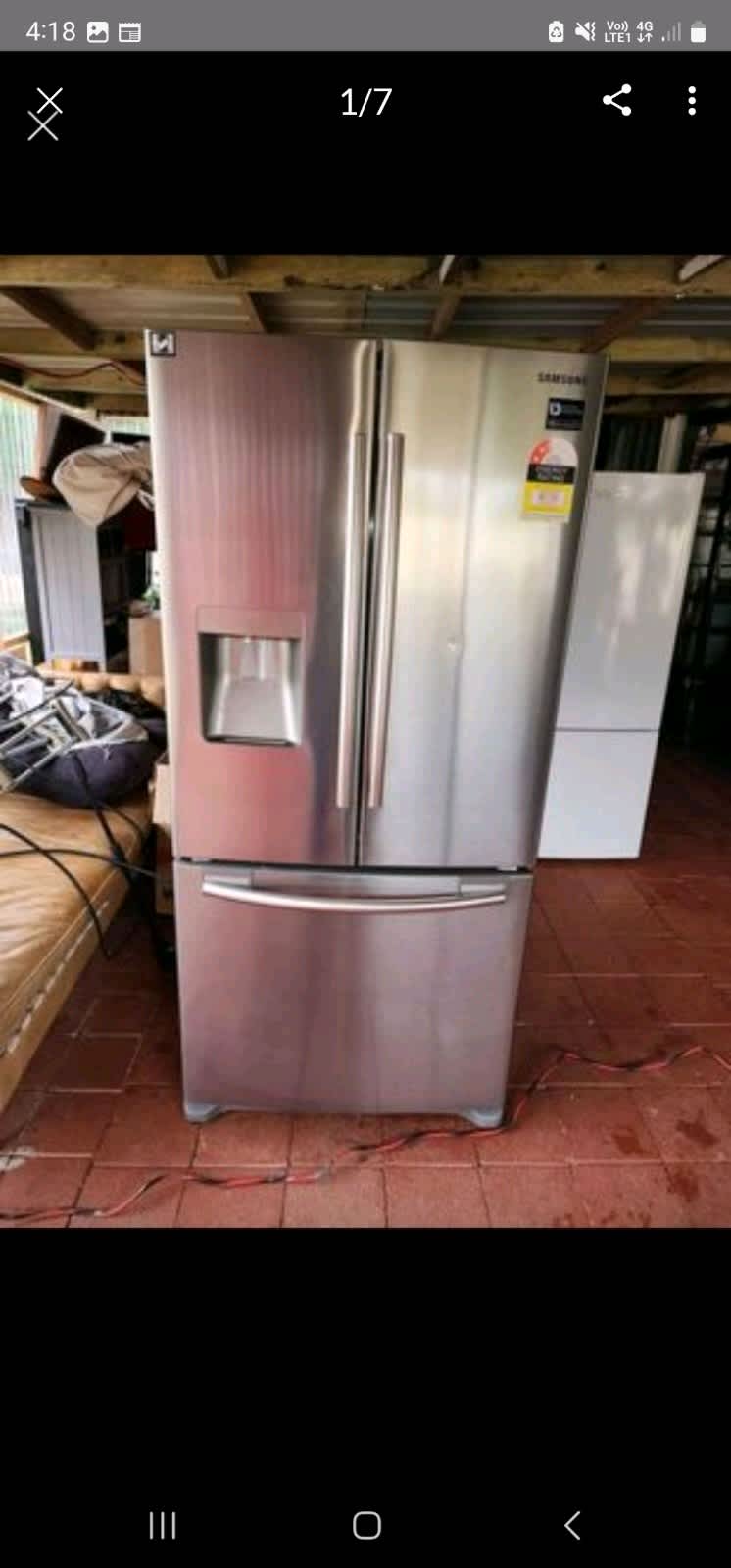 kogan 431l french door fridge