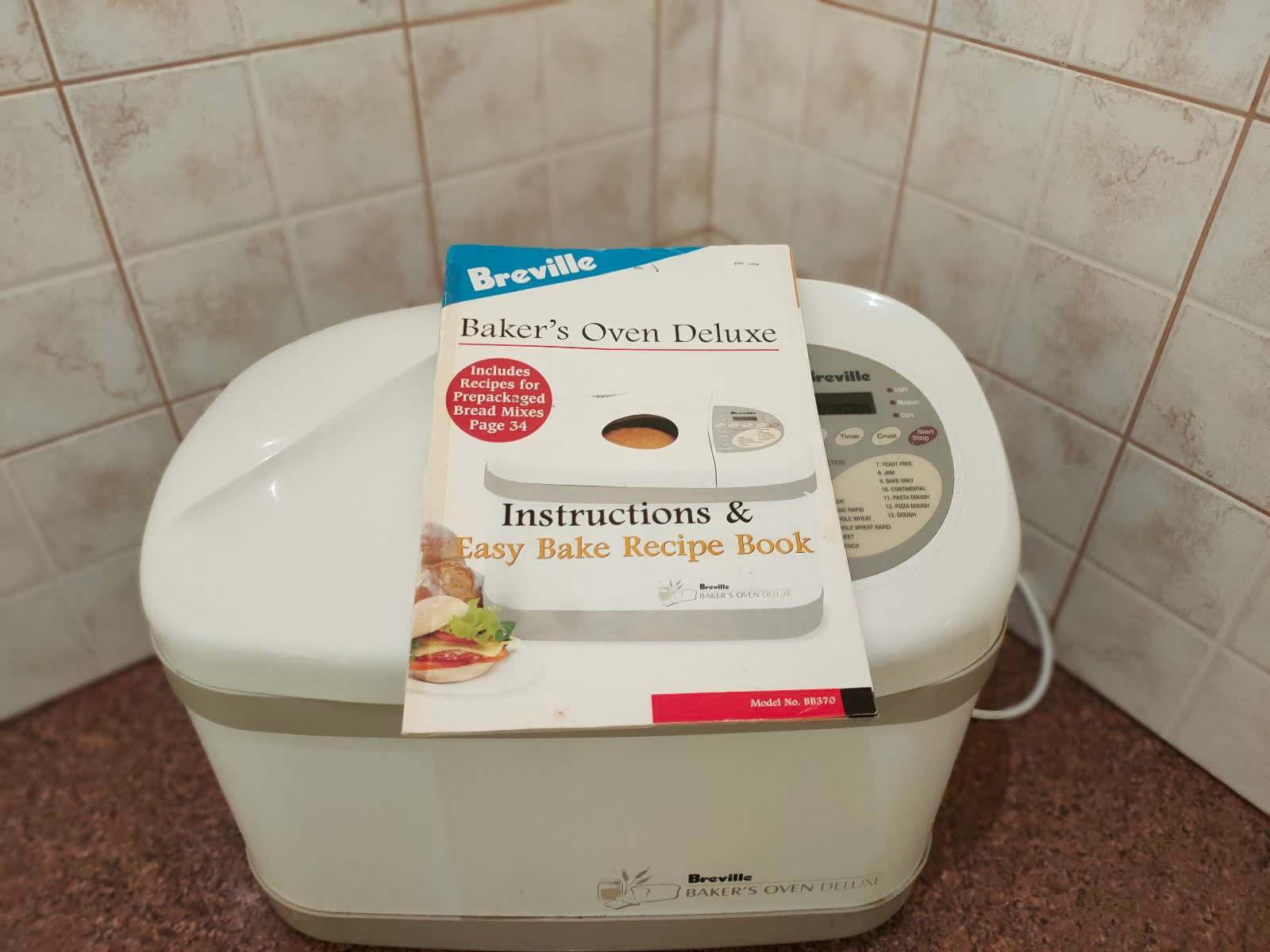 breville bakers oven deluxe bb370 manual