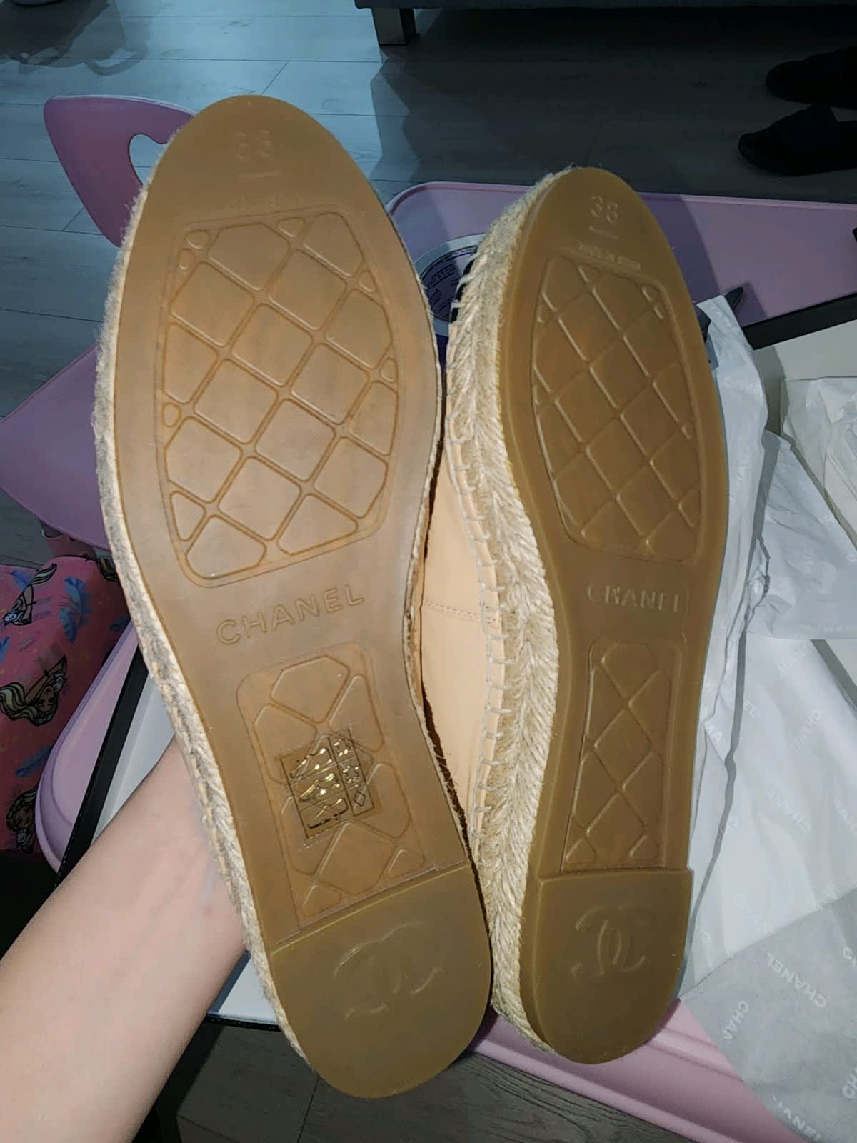 Authentic clearance chanel espadrilles