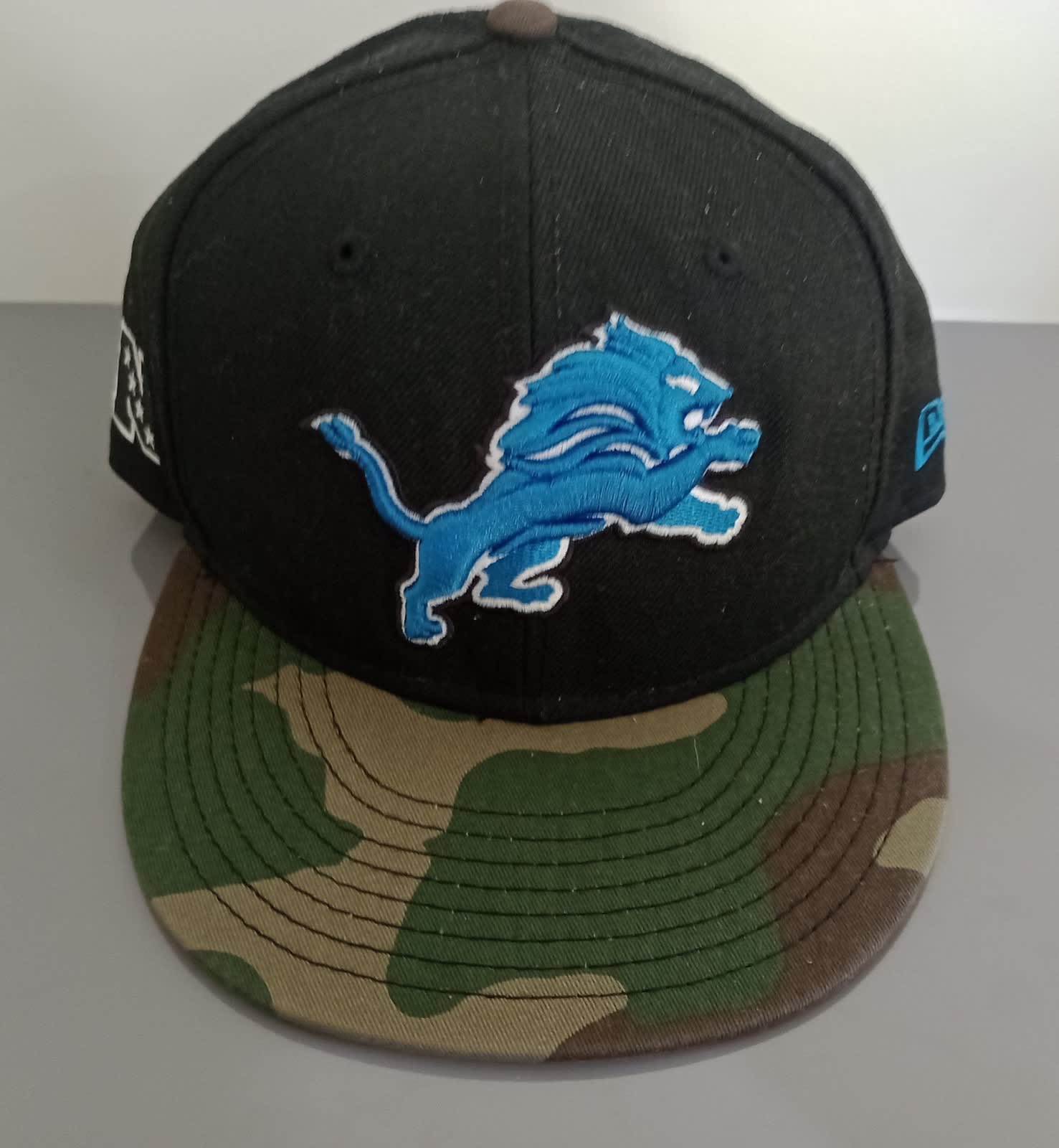 Men's Pro Standard Blue Detroit Lions Script Wordmark Snapback Hat