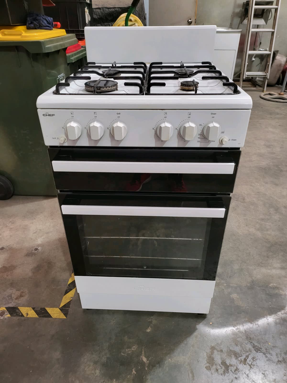 chef upright gas oven