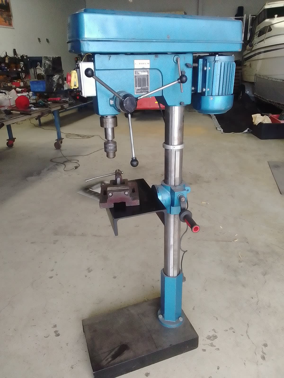 Pedestal drill deals press for sale